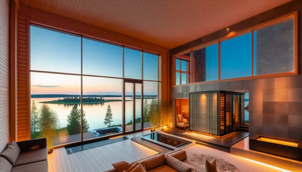 Luxury apartment with stunning lake views and spa access